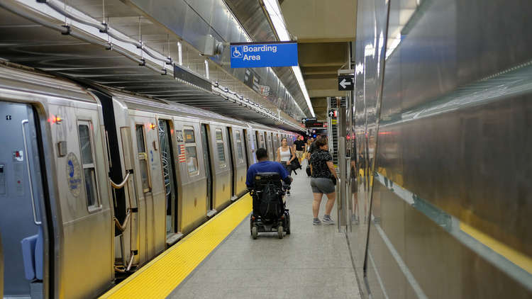 افتتاح محطة المترو المدمرة في أحداث 11 سبتمبر بنيويورك